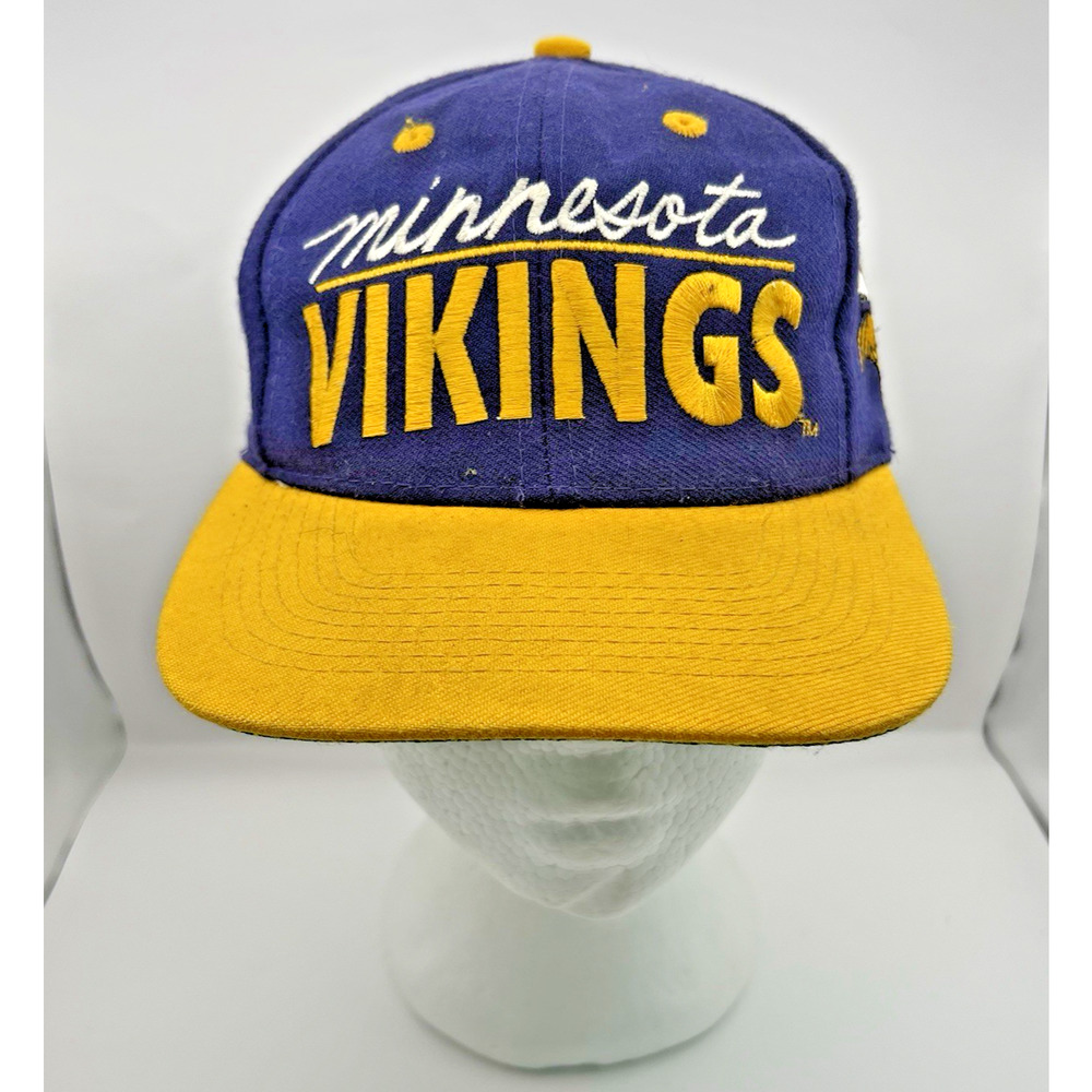 Minnesota Vikings The Game Baseball Cap Vintage Embroidered 90s Snapback Hat NFL